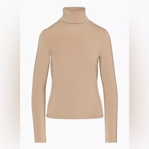 Aritzia Wilfred Free Renegade Turtleneck in Taupe Beige